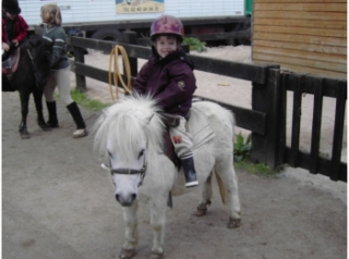 Child on a pony 